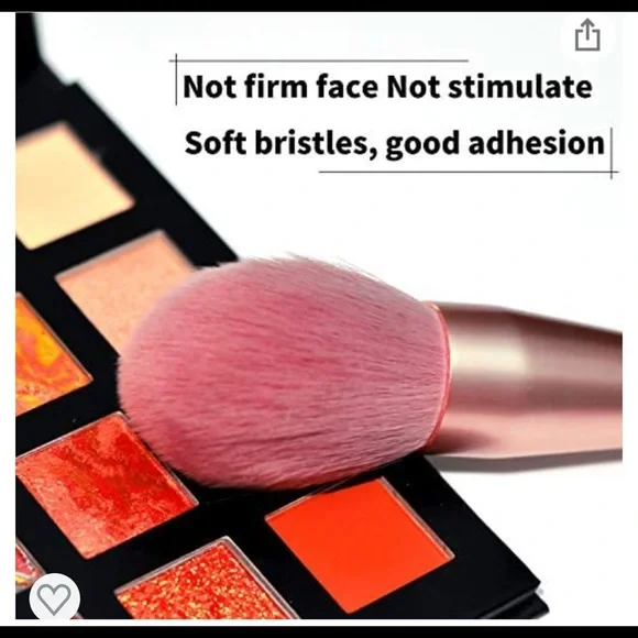 12 Pcs Makeup Brush Set With Storage Bag and Brush Cleaner NEW - Picture 7 of 8